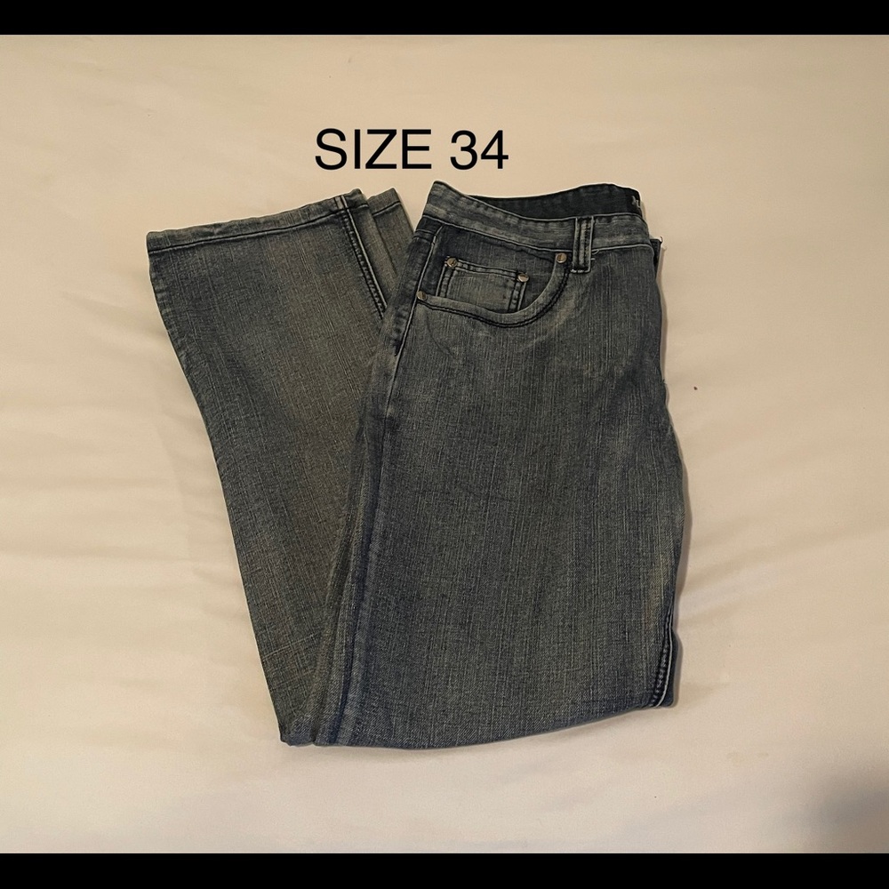 Blu Denim  Blue Wash Size 34 Jeans LIKE NEW